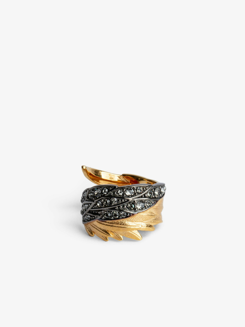 Rock Feather Ring 1