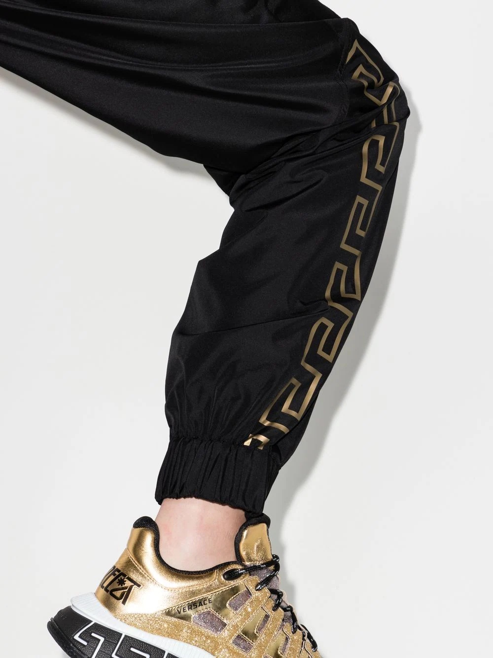 logo-print track pants - 4