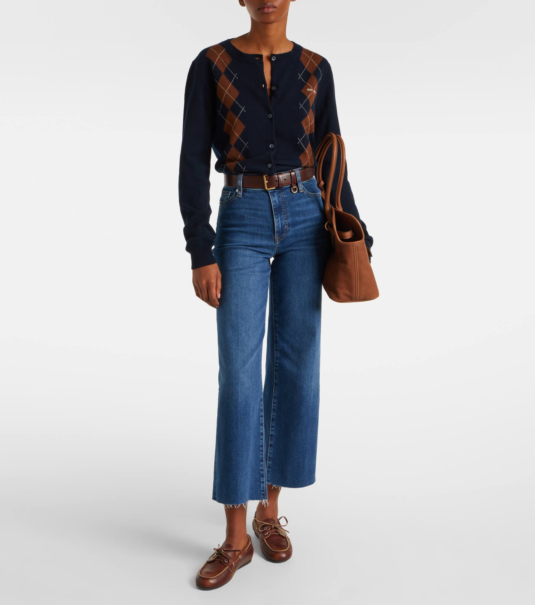 Le Slim Palazzo Crop wide-leg jeans - 2