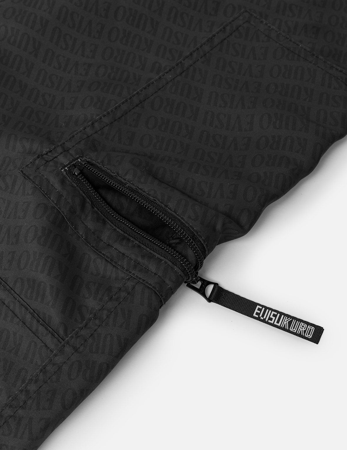 Allover Logo Print Loose Fit Cargo Pants - 11
