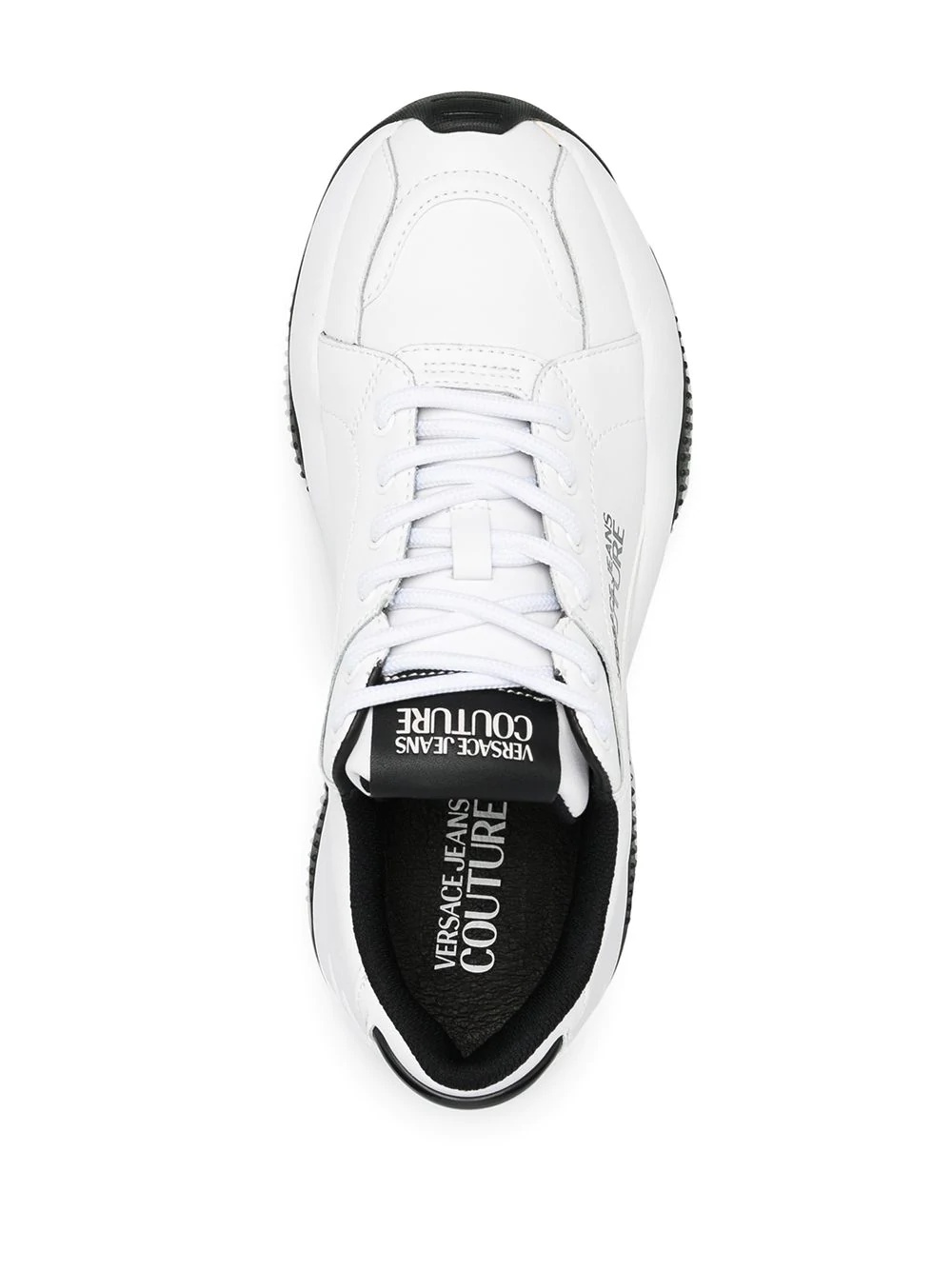 logo-print chunky sneakers - 4