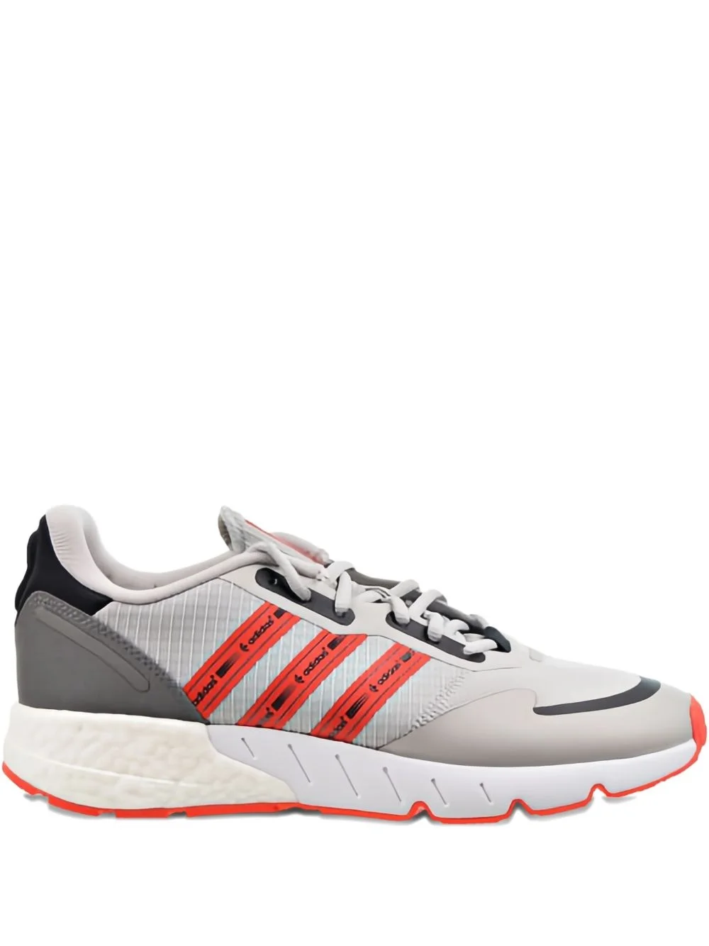 ZX 1K Boost "Grey Semi/Solar Red" sneakers - 1
