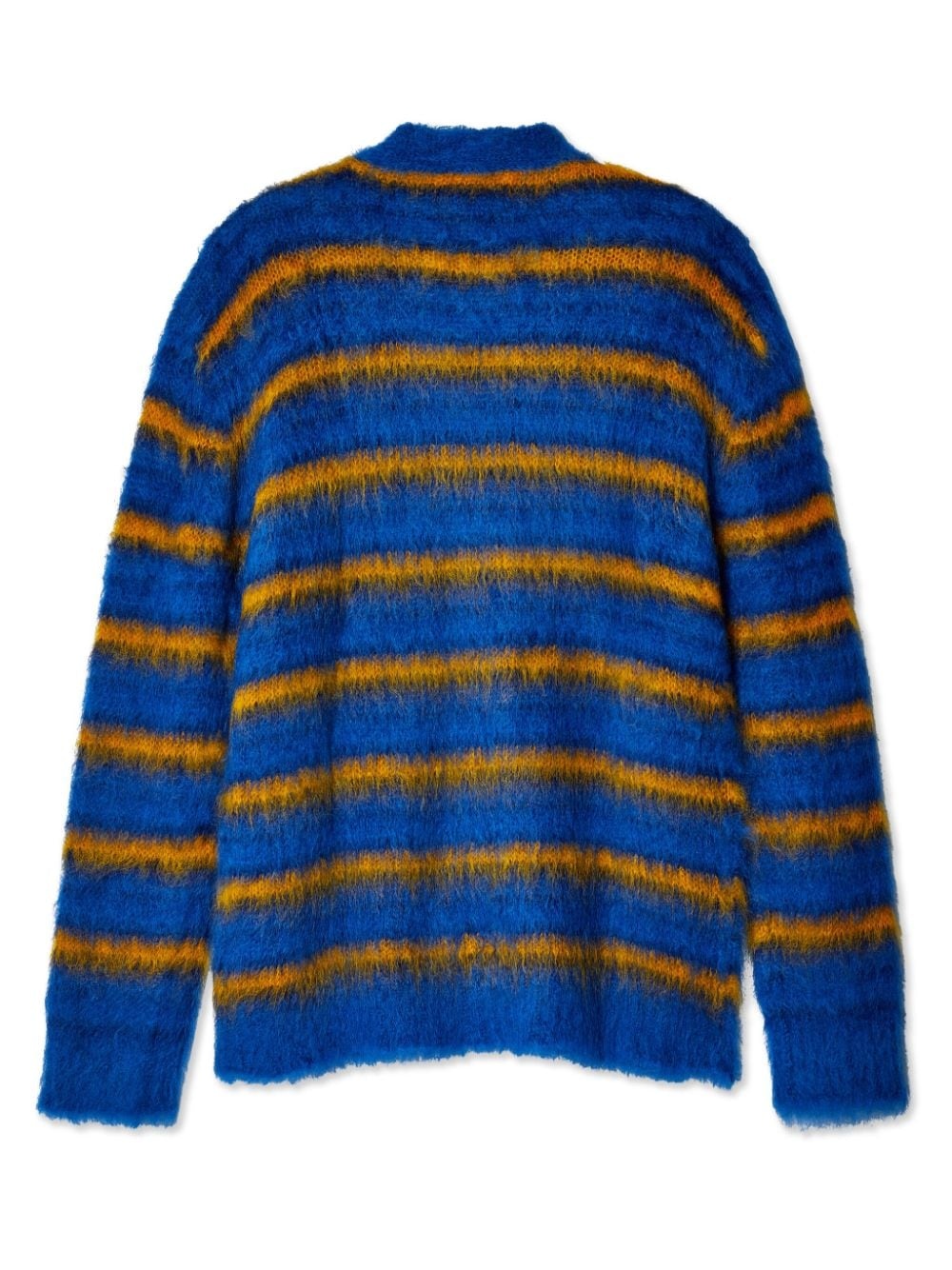 mohair-blend striped cardigan - 2
