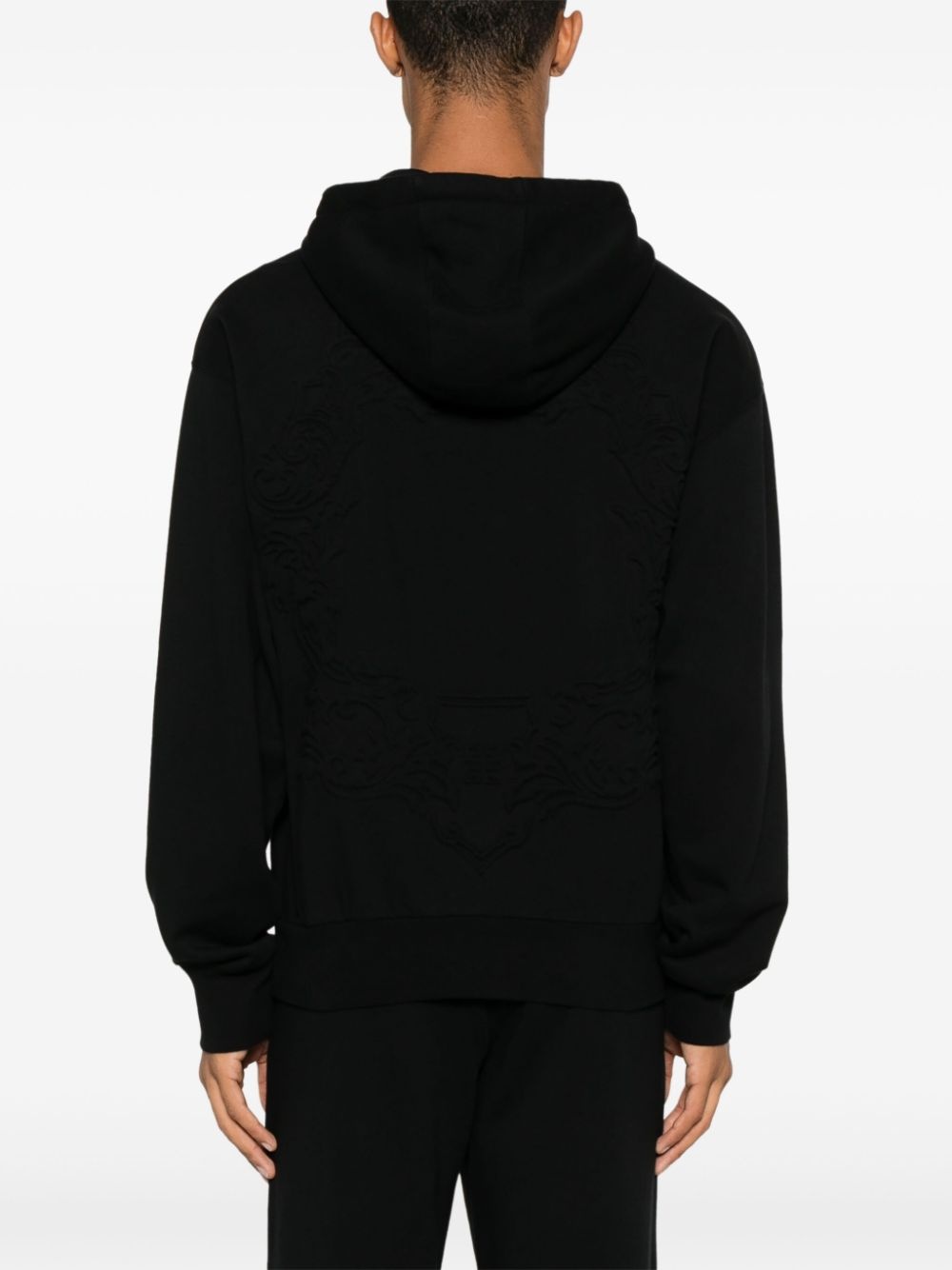 LOGO-EMBOSSED HOODIE - 4