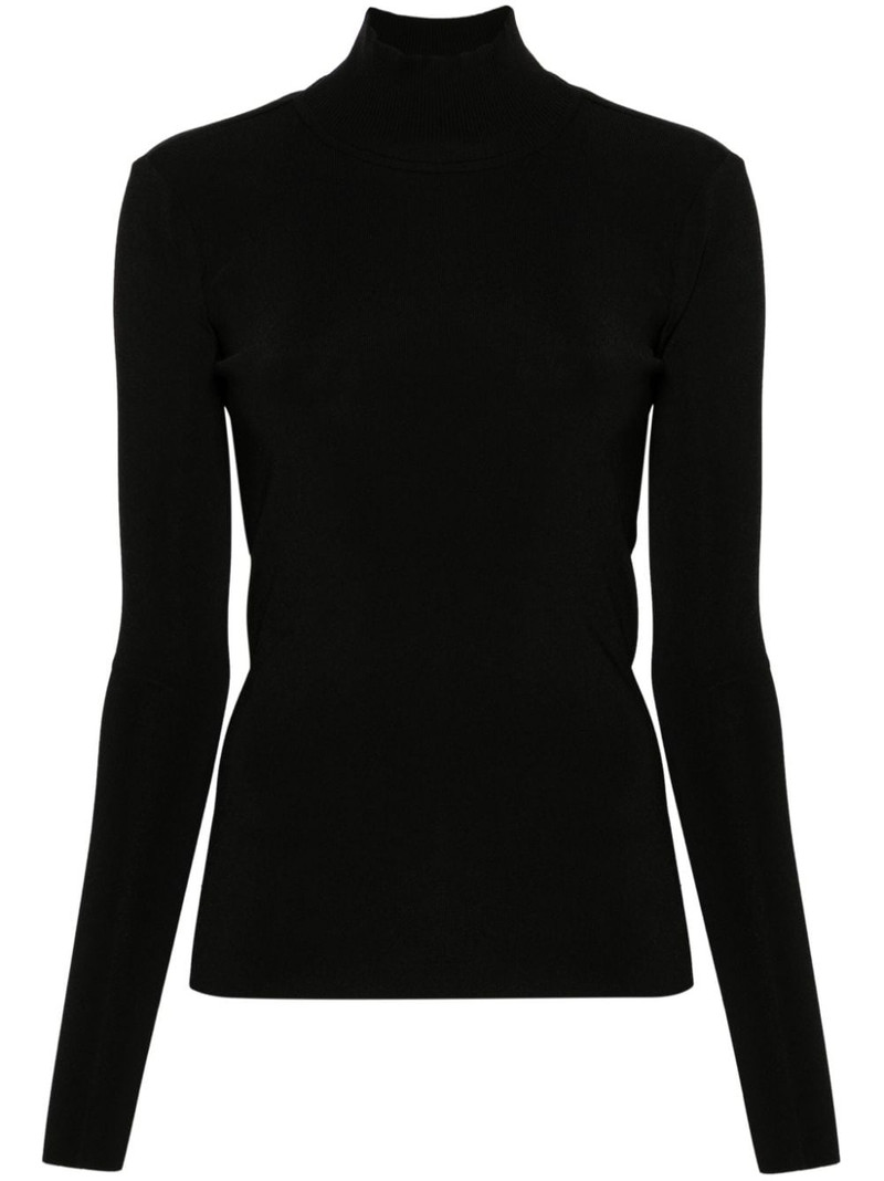 open-back roll-neck jumper 1