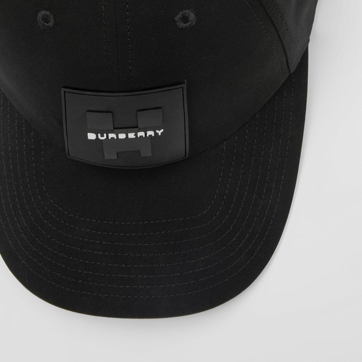 Logo Appliqué Cotton Gabardine Baseball Cap - 9