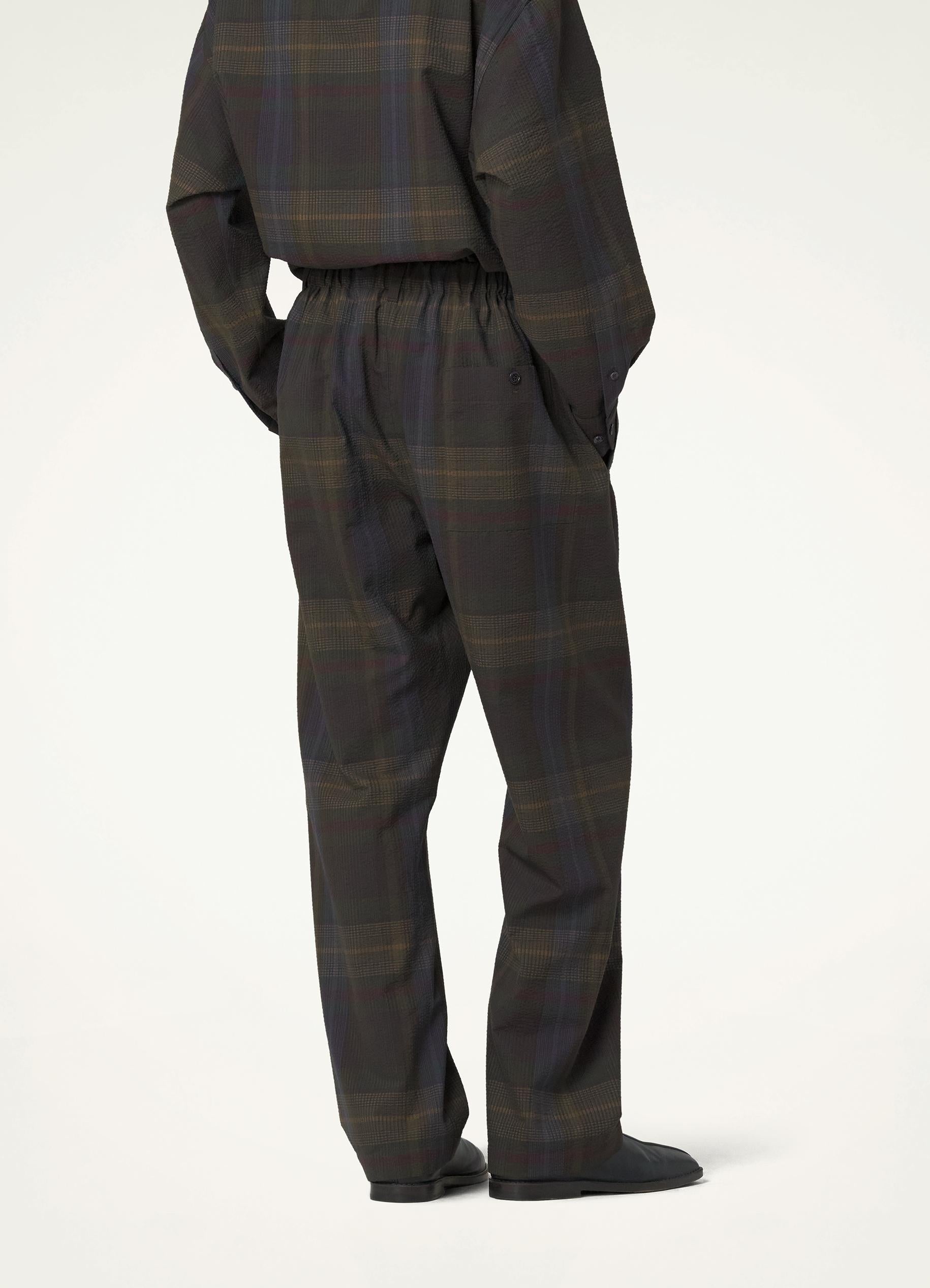 RELAXED PANTS
CHECKED SEERSUCKER WOOL - 3