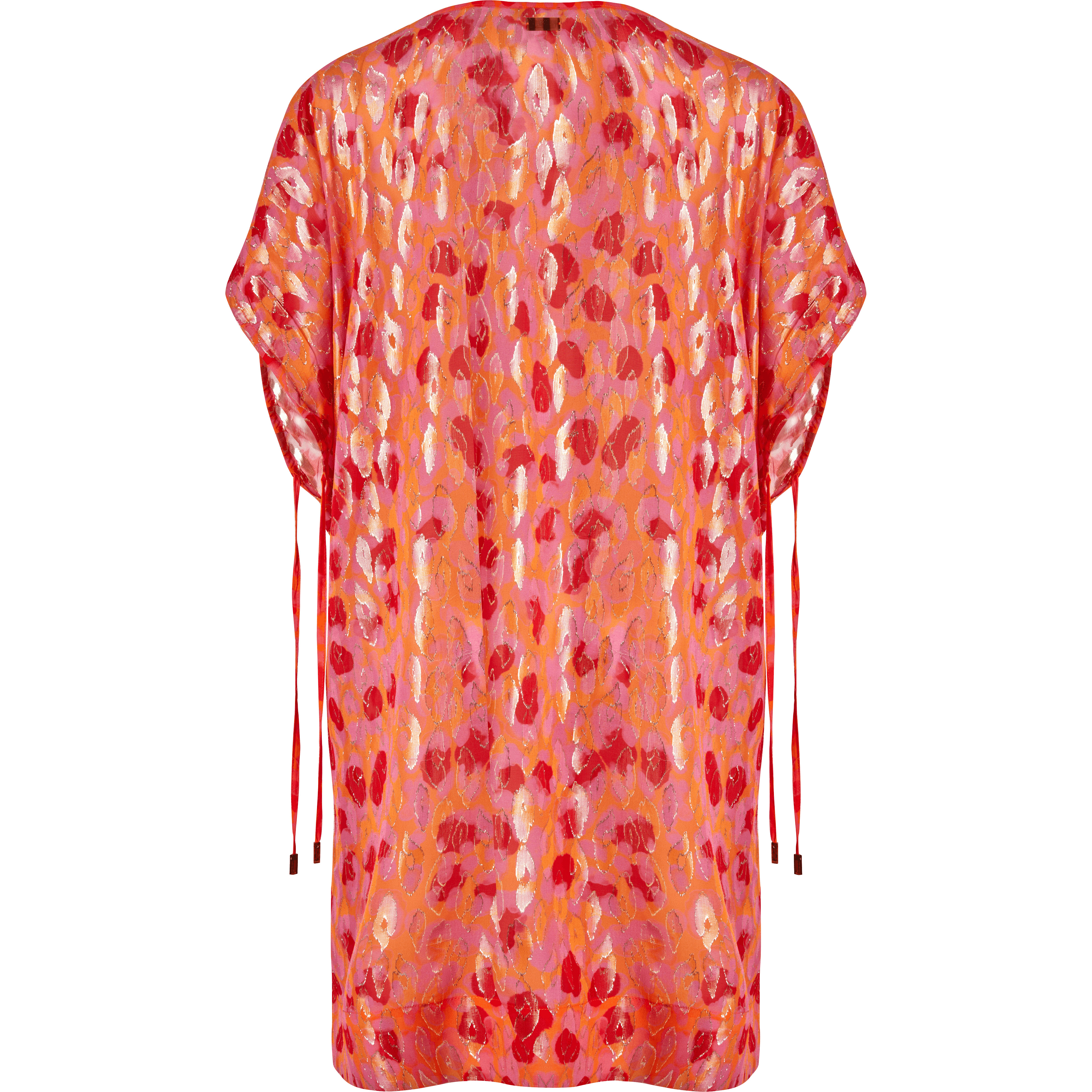 Women Square Silk Cover-up New Leopard - 2