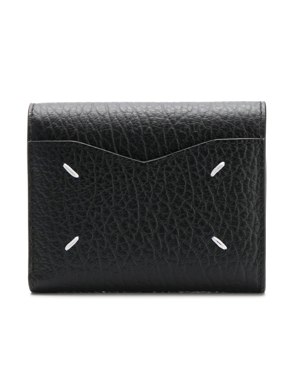 textured leather wallet - 2