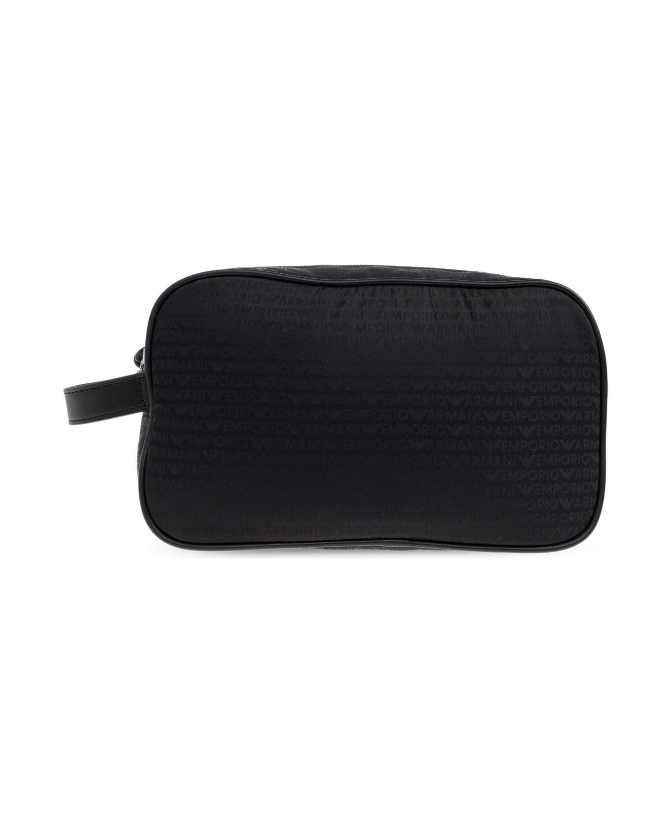 Emporio Armani Cosmetic Bag With Logo - 3
