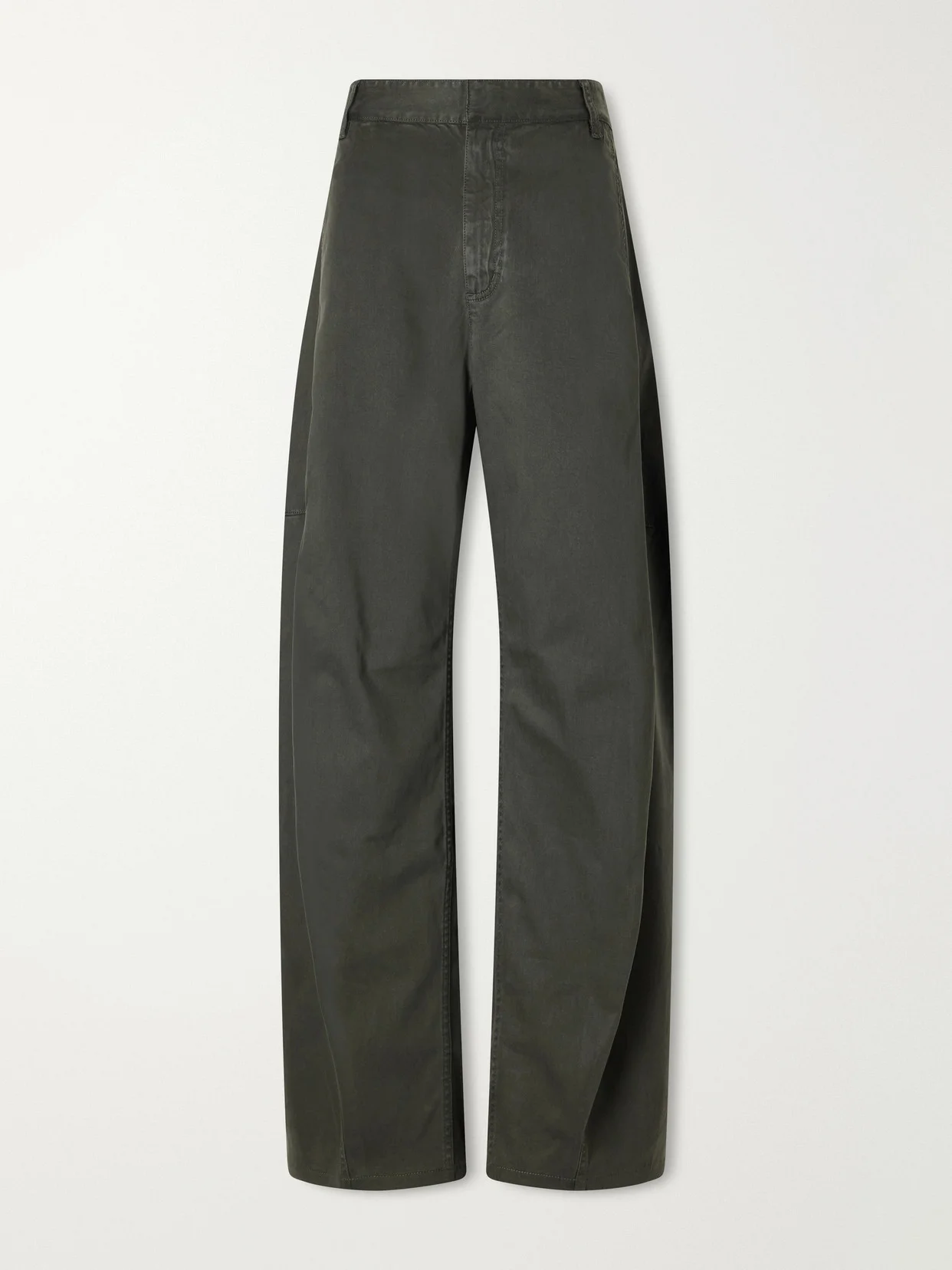 Stretch Twill Wide-leg Pants - 1