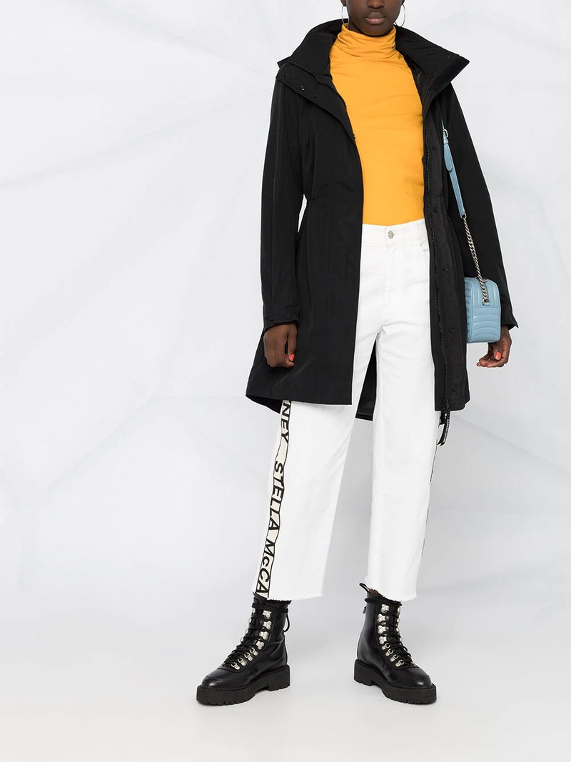 Canada Goose logo patch hooded jacket outlook