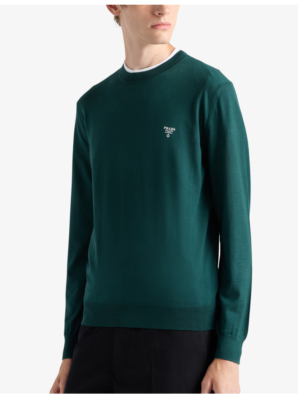 Superfine crewneck wool sweatshirt - 3