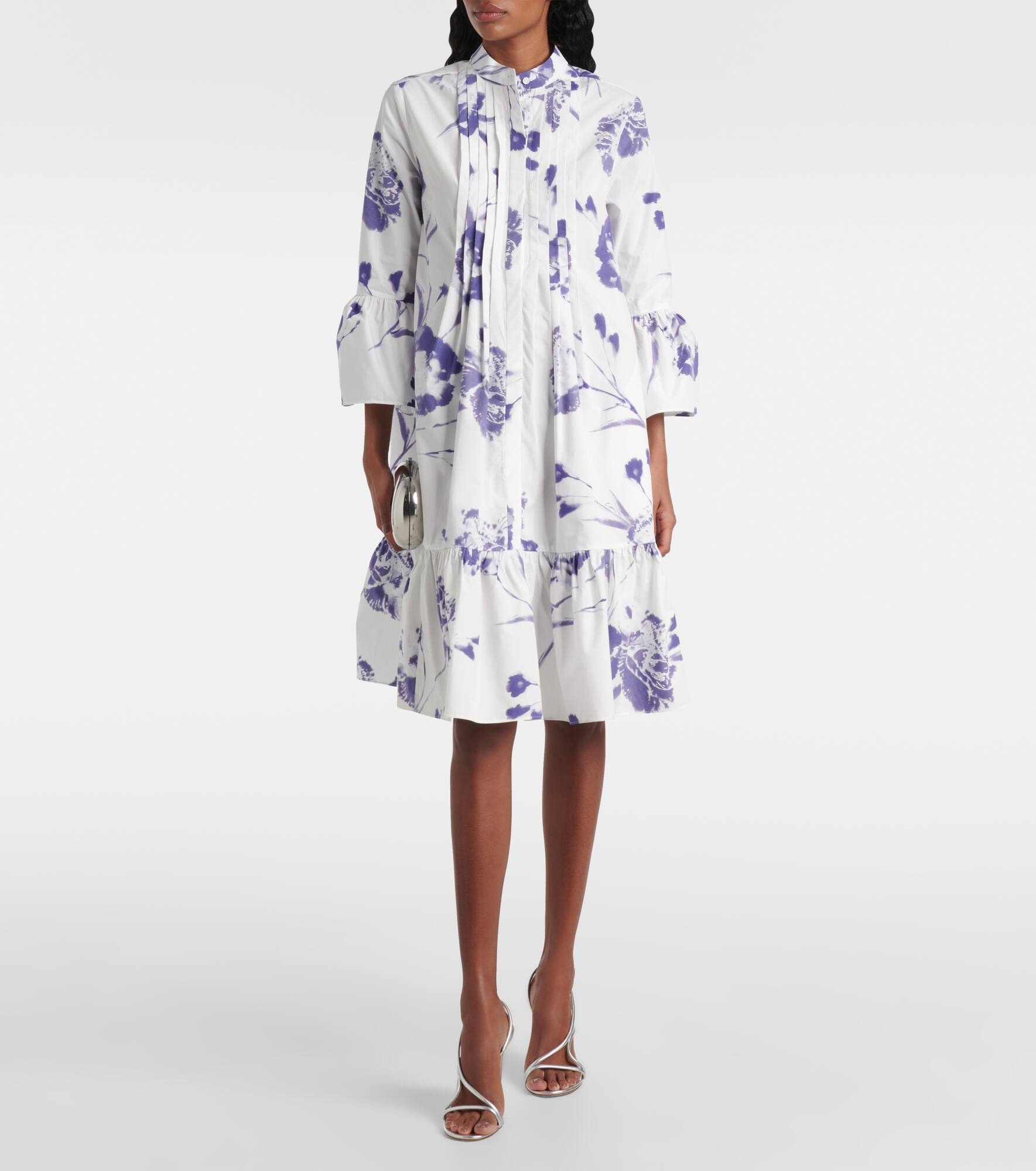 Floral cotton minidress - 2