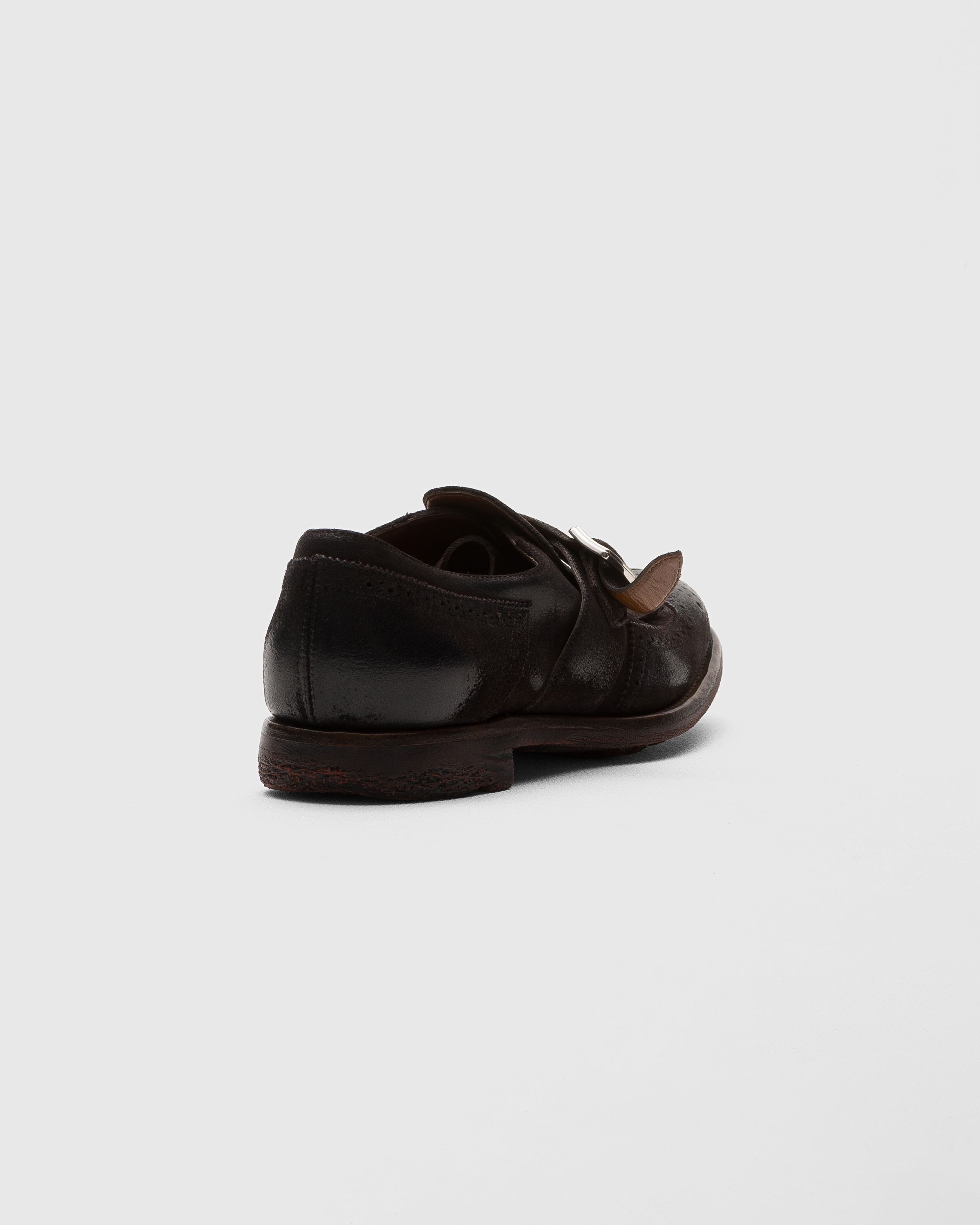Vintage Suede Monk Strap - 4