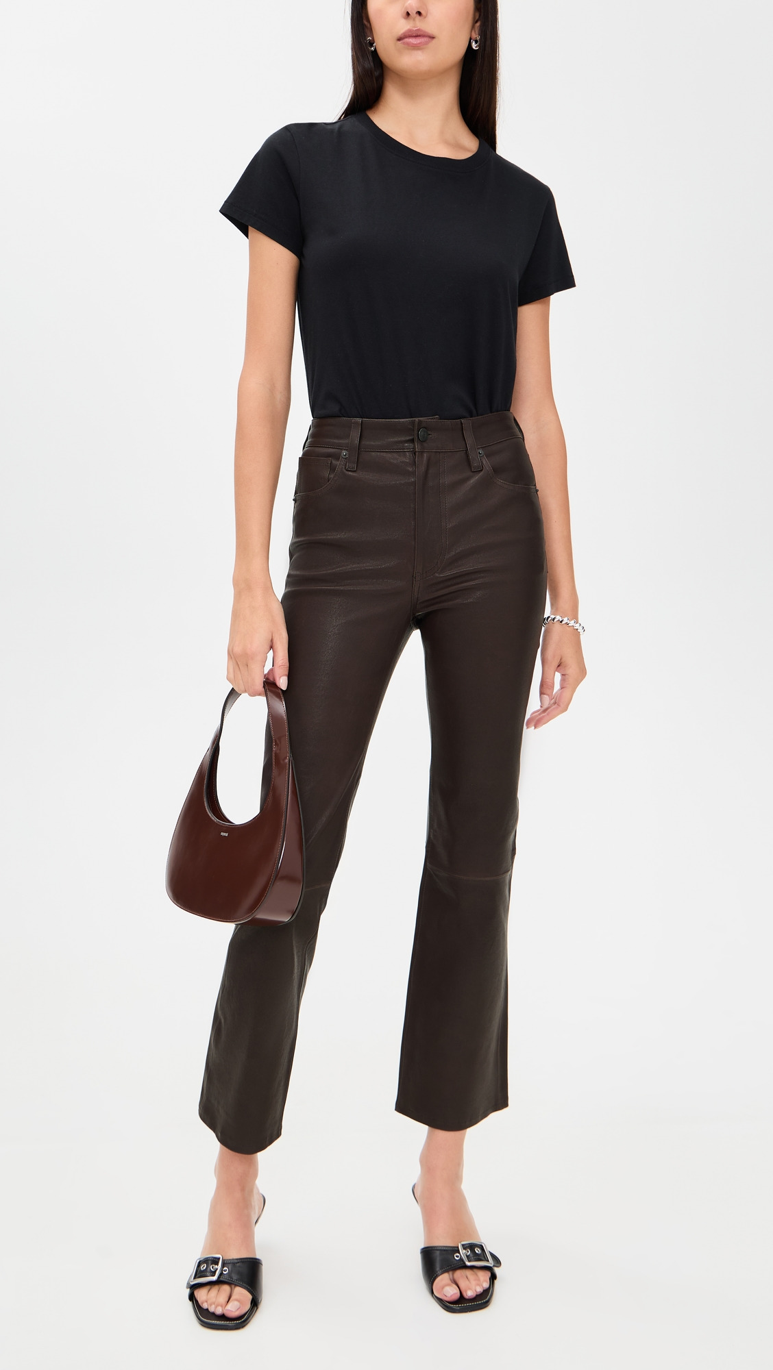 The Leather Reboot Crop Pants - 4