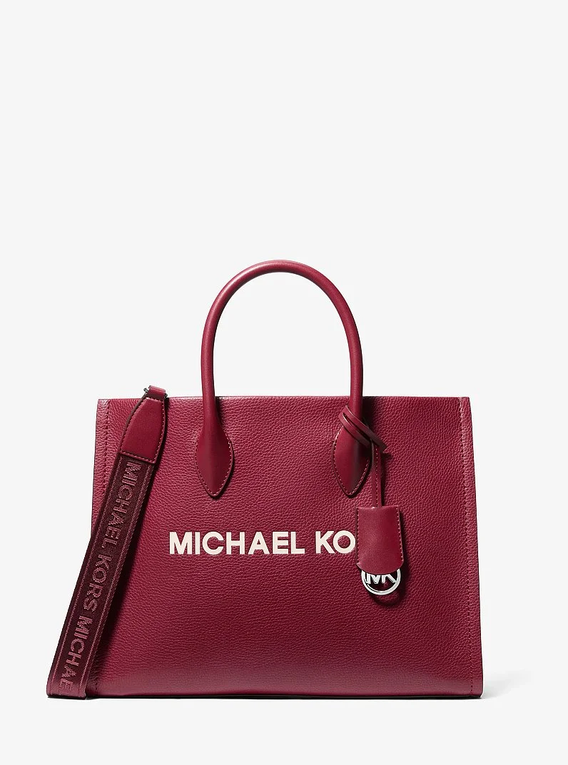 Mirella Medium Pebbled Leather Tote Bag - 1