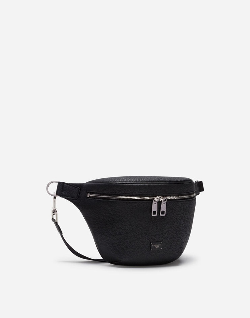 Dolce & Gabbana Calfskin Palermo belt bag with branded plate outlook