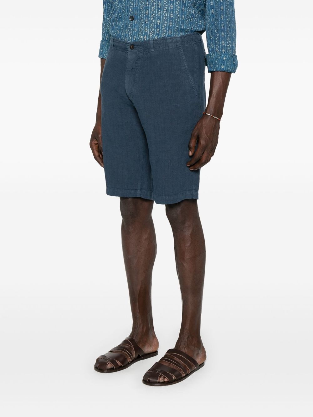 linen shorts - 3