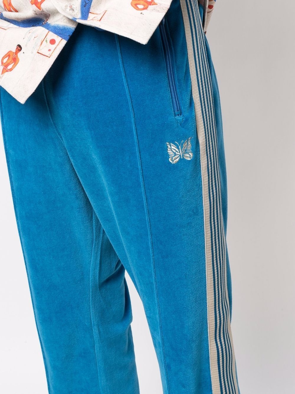 side stripe-detail track pants - 5