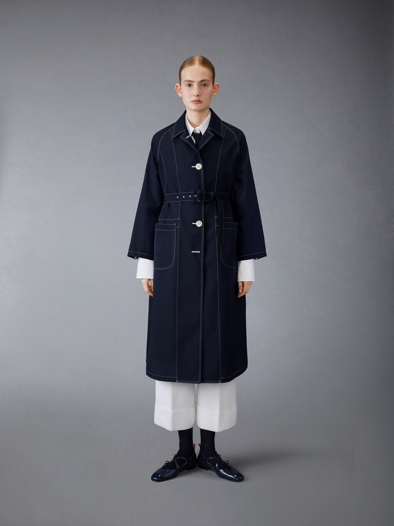 Thom Browne School Uniform Car Coat outlook