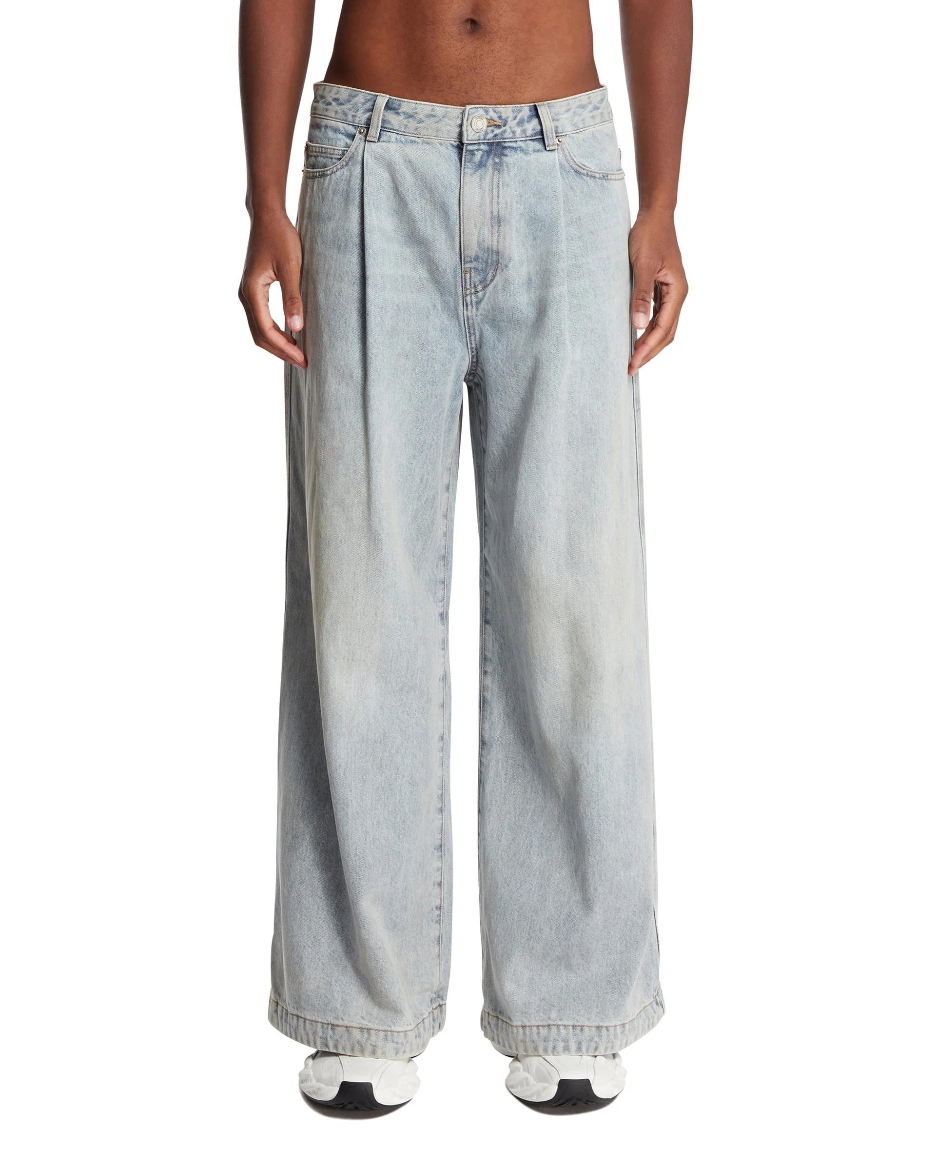 Blue Loose Fit Jeans - 1