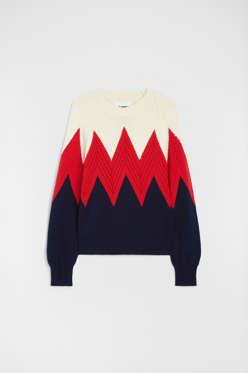 Cotton Pointelle Sweater 1