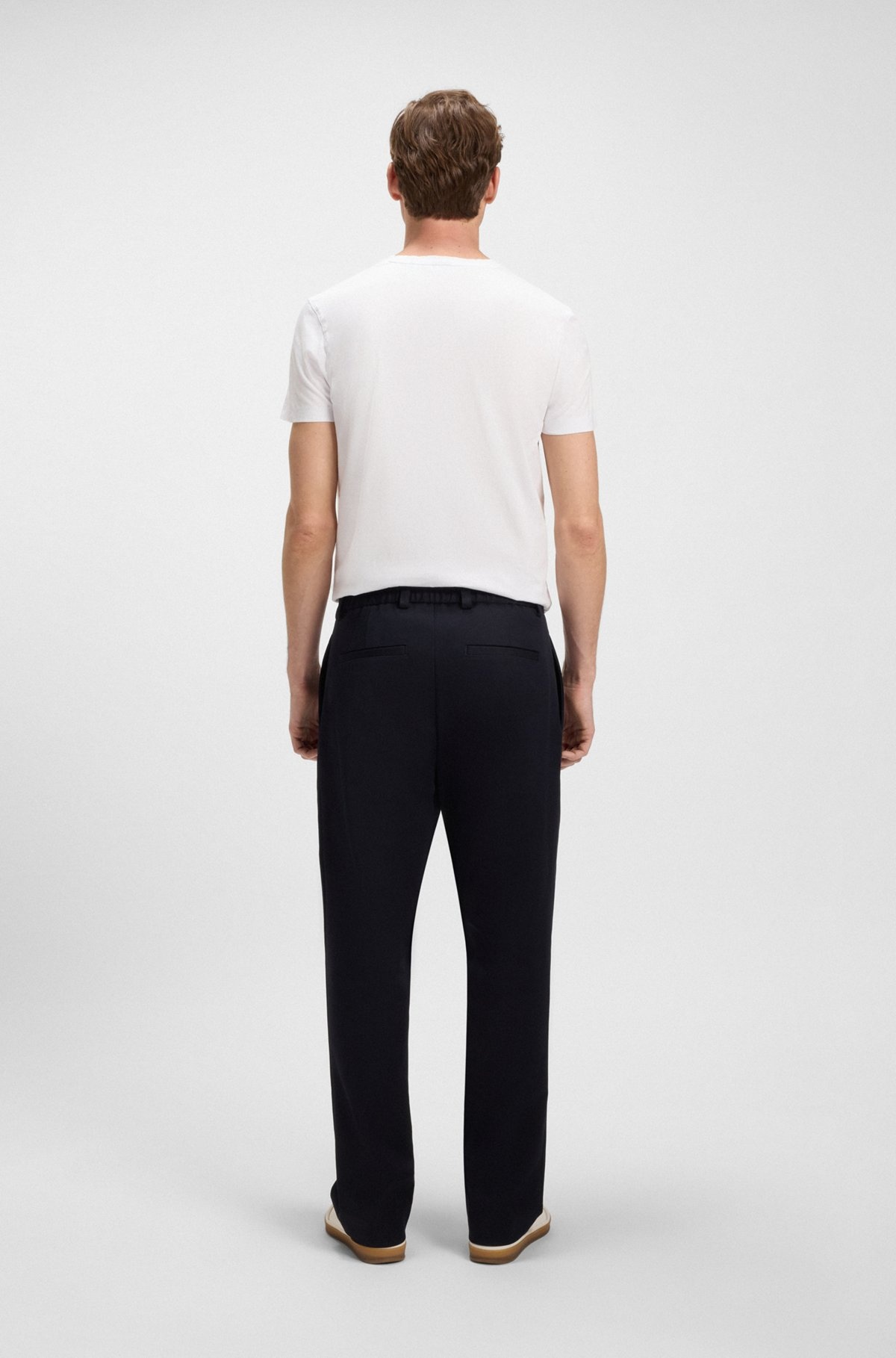 BECKHAM X BOSS T-SHIRT IN MERCERISED COTTON - 5