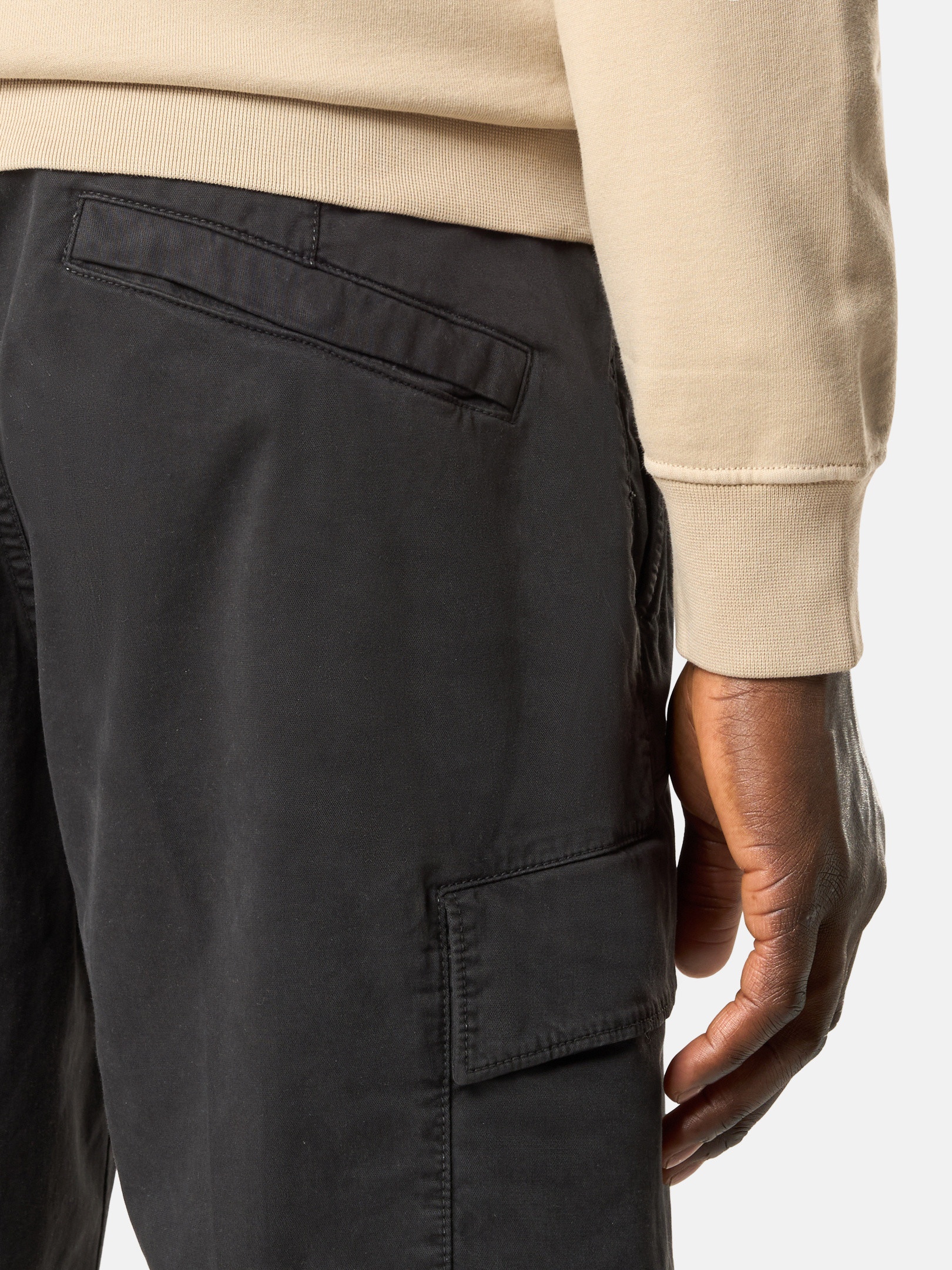 L100L12 STRETCH ORGANIC BROKEN TWILL COTTON 'OLD' EFFECT - 4