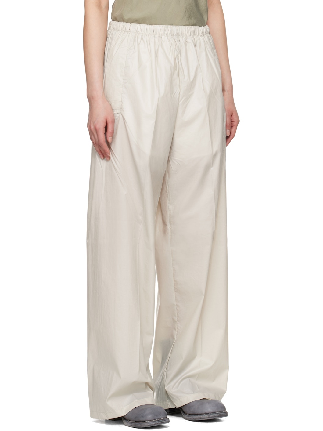 Beige No.287 Technical Flap Pocket Trousers - 2