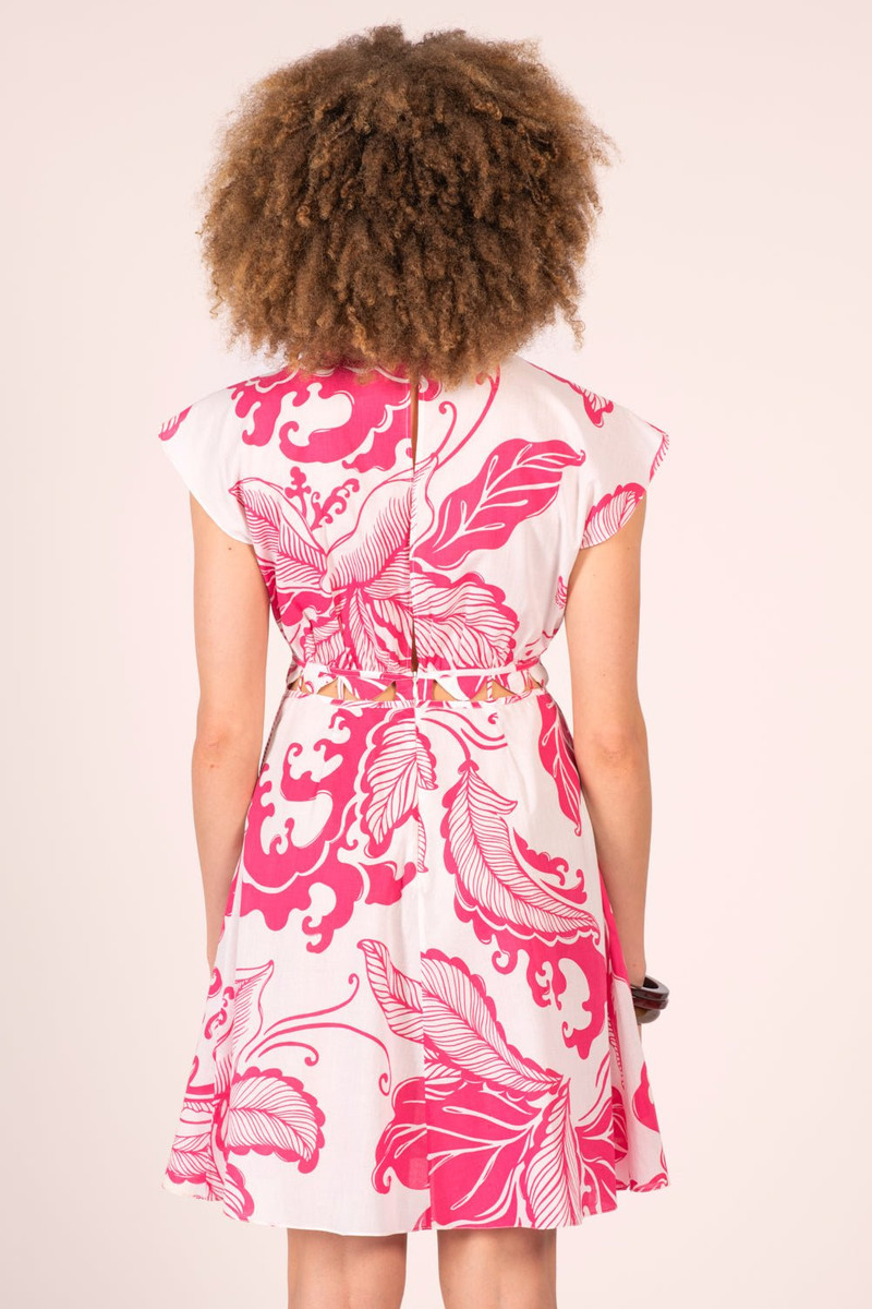 Mini Dress Hazel - Pink Reef Wave 4