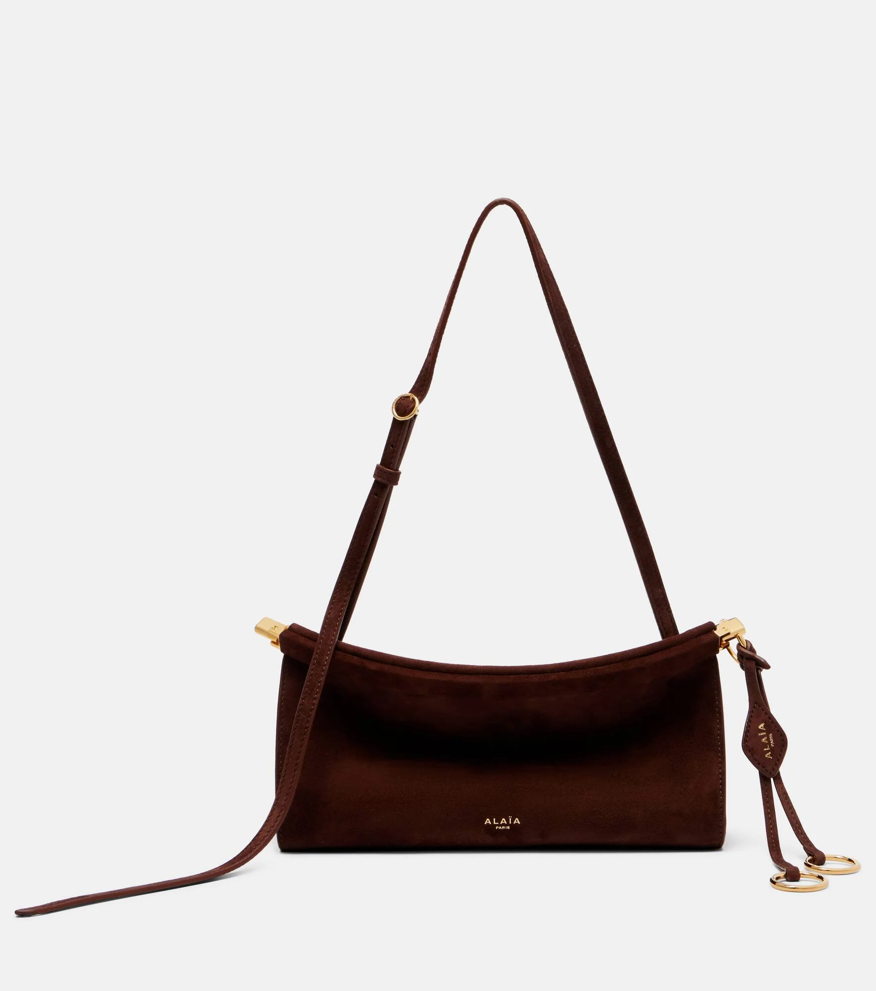 Le Click suede shoulder bag - 1