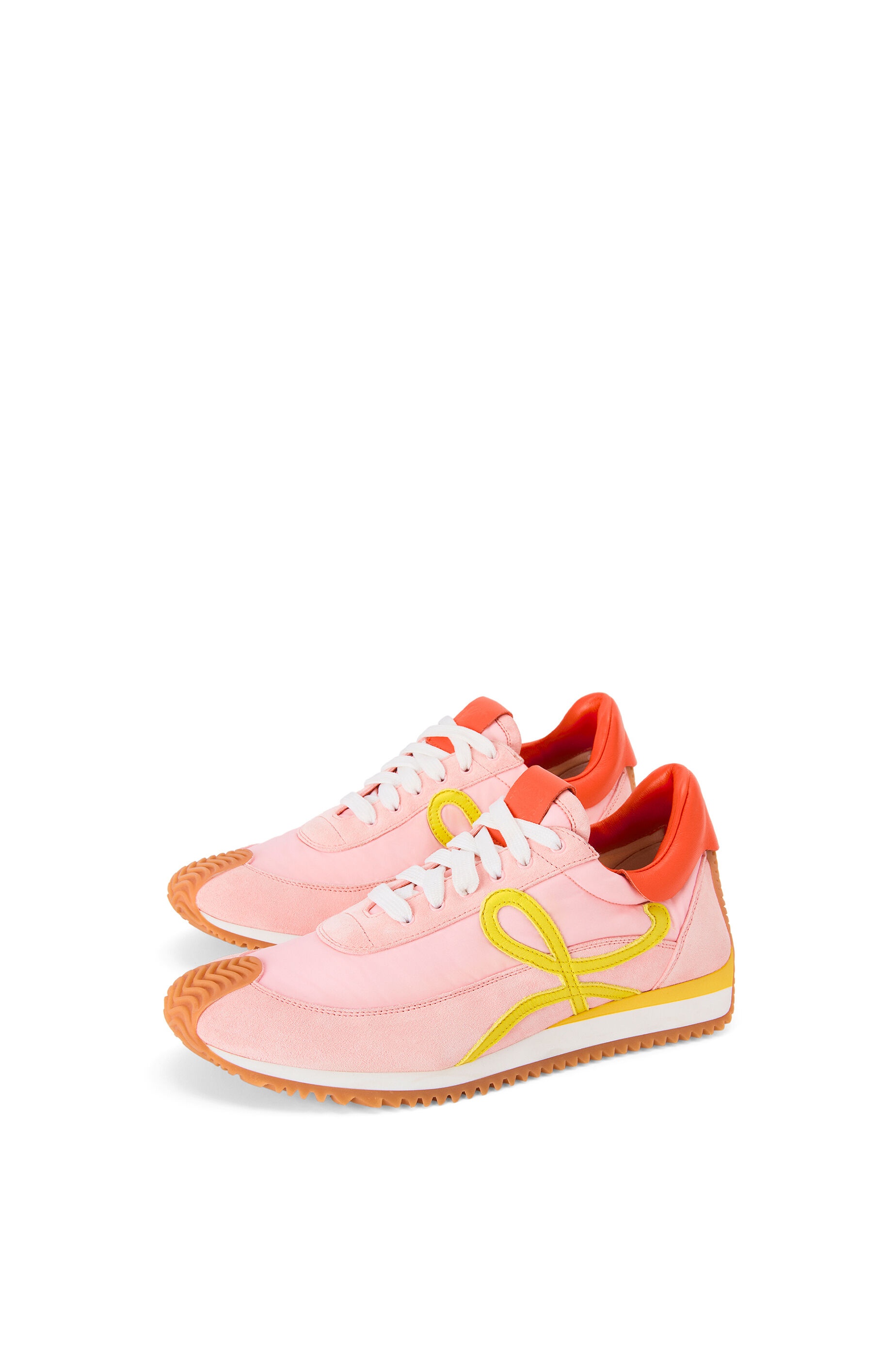 Flow runner in nylon and suede - 2