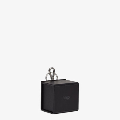 FENDI Black leather key ring outlook