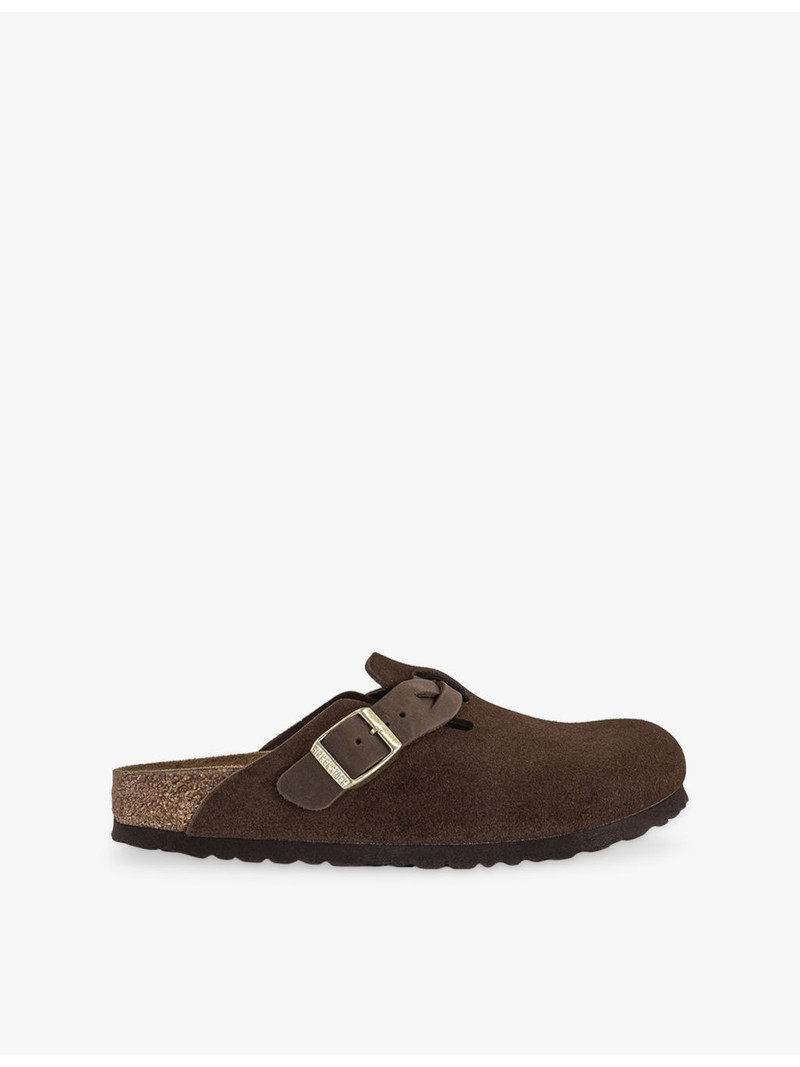 Boston Suede Clogs 1