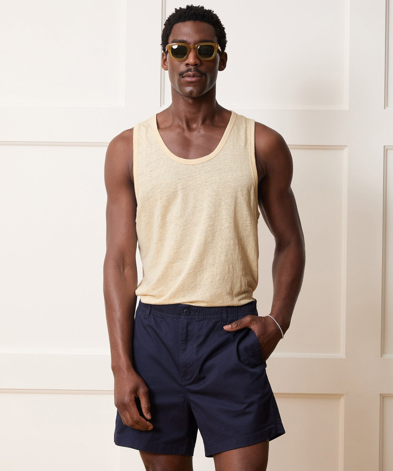 TODD SNYDER Linen Tank outlook