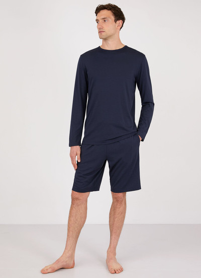 Sunspel Cotton Modal Lounge Long Sleeve T‑shirt outlook