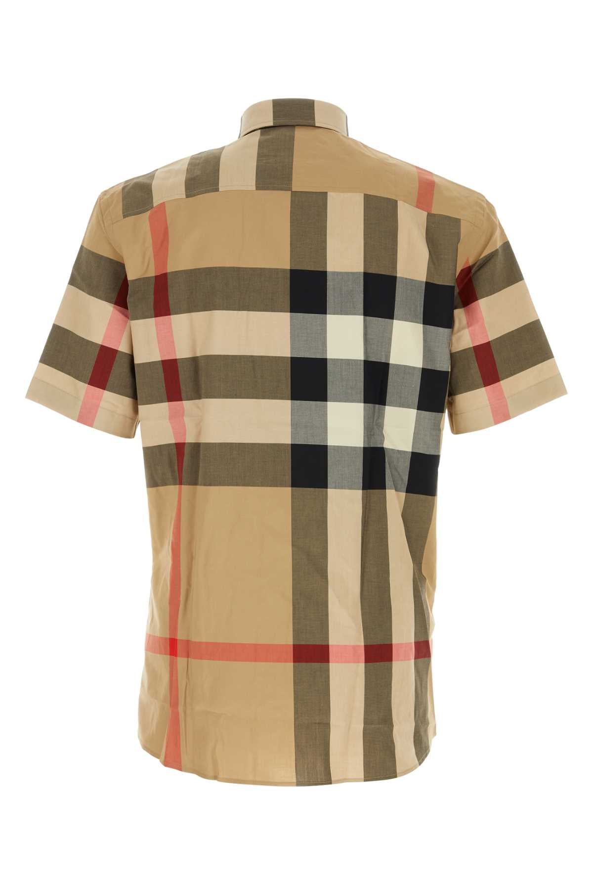 Burberry Men Embroidered Poplin Shirt - 2