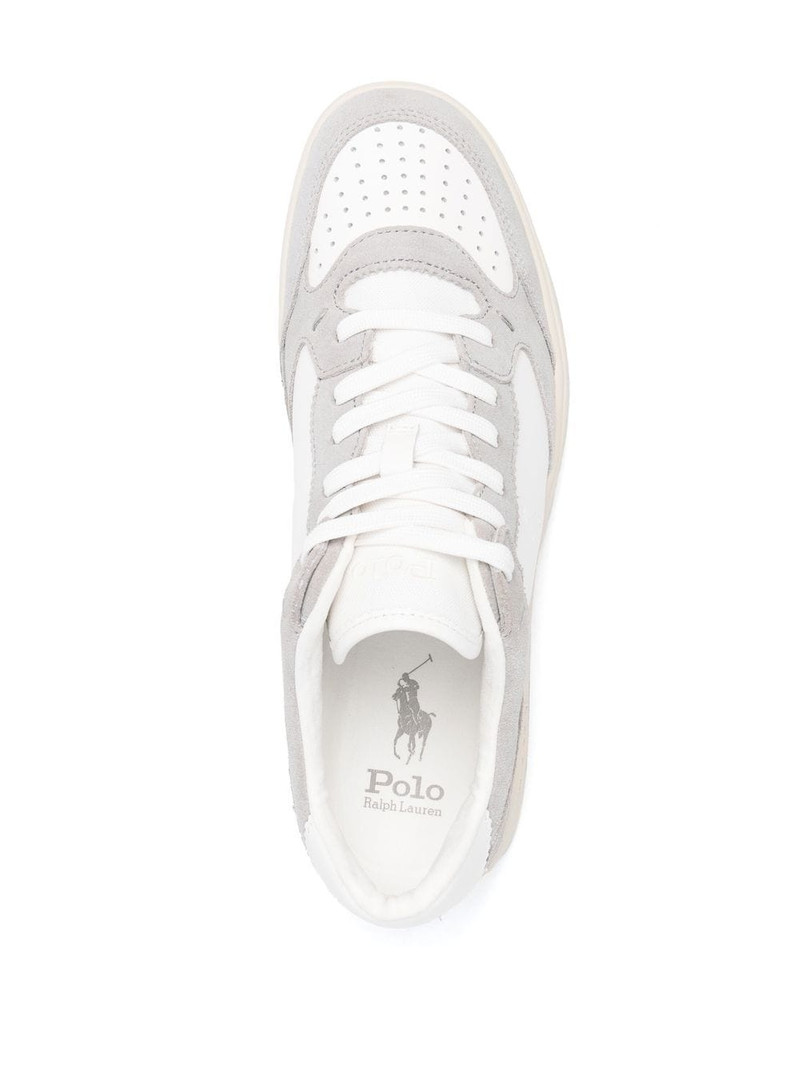 Court leather-suede sneakers 4