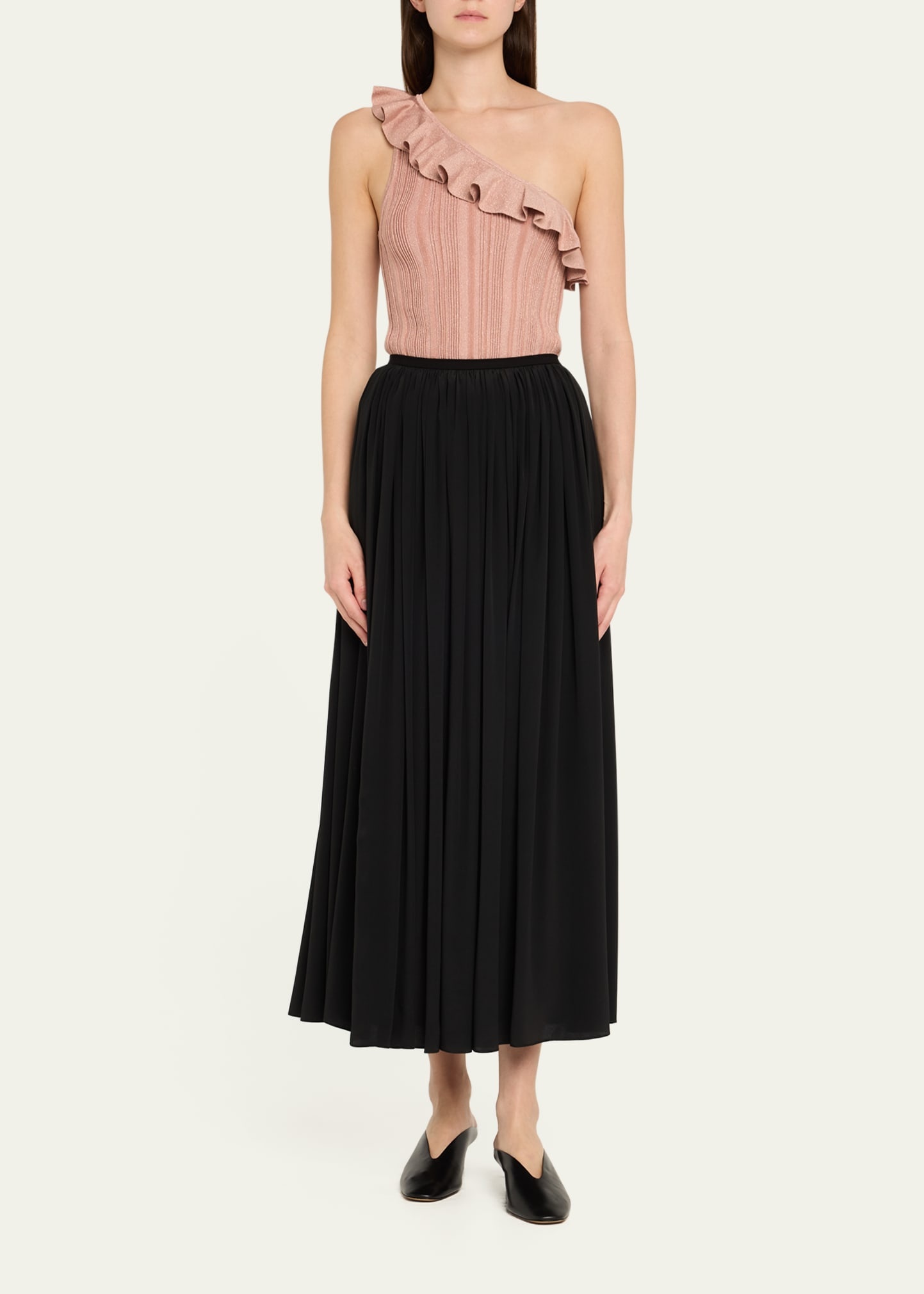 Lucky Metallic Frill Tank Top - 2