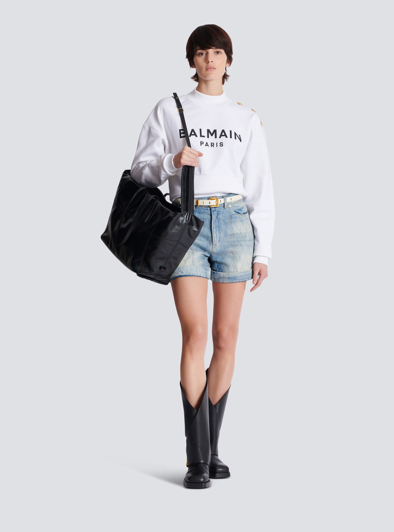 Balmain Printed Balmain Paris sweatshirt outlook