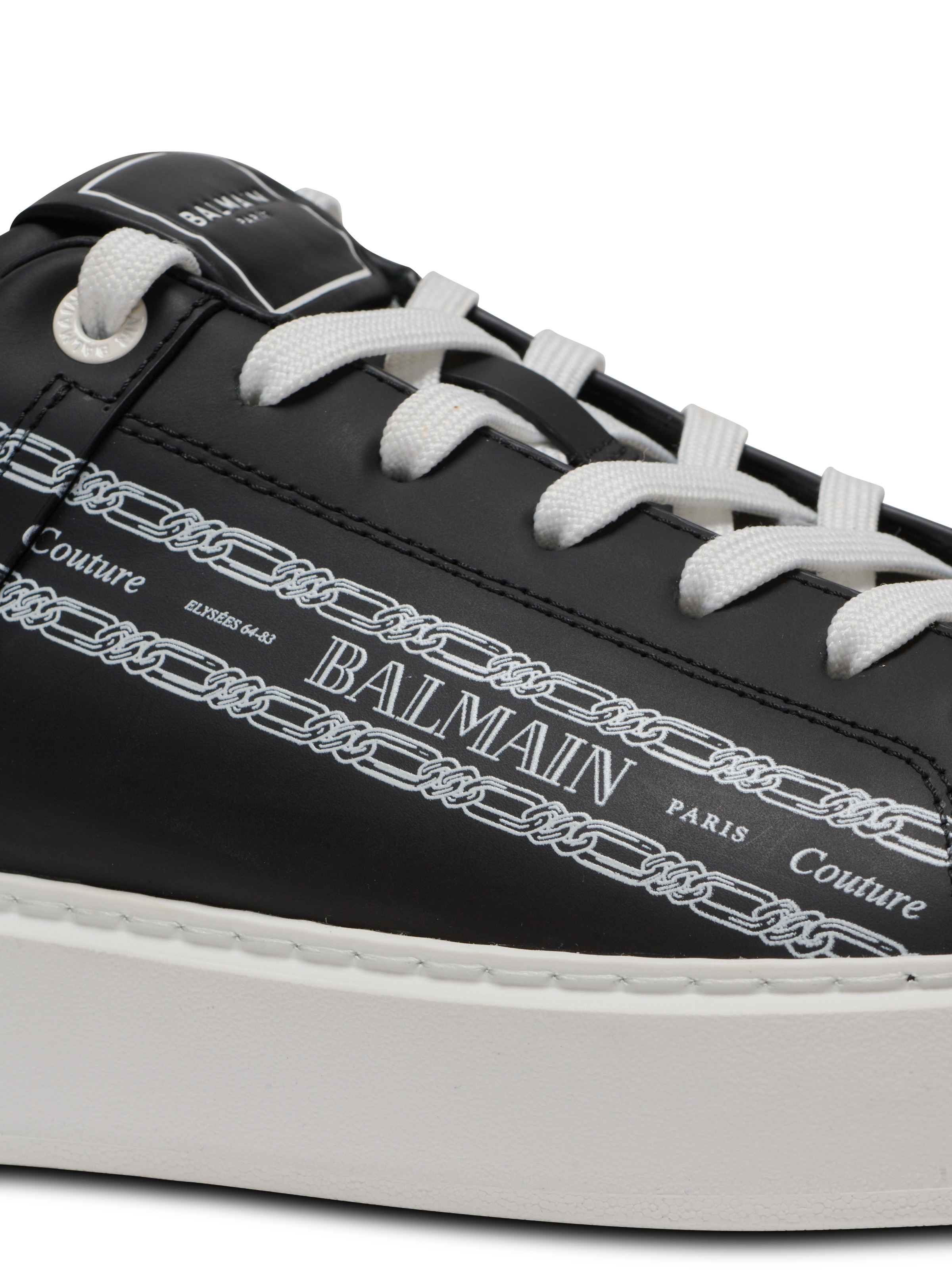 B-Court printed calfskin trainers - 7