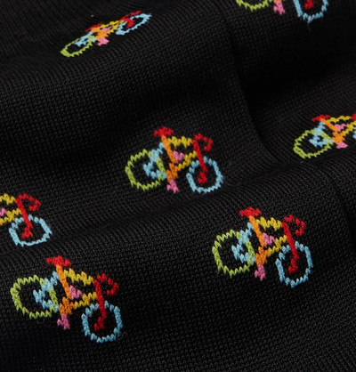 Paul Smith Stretch Cotton-Blend Jacquard Socks outlook