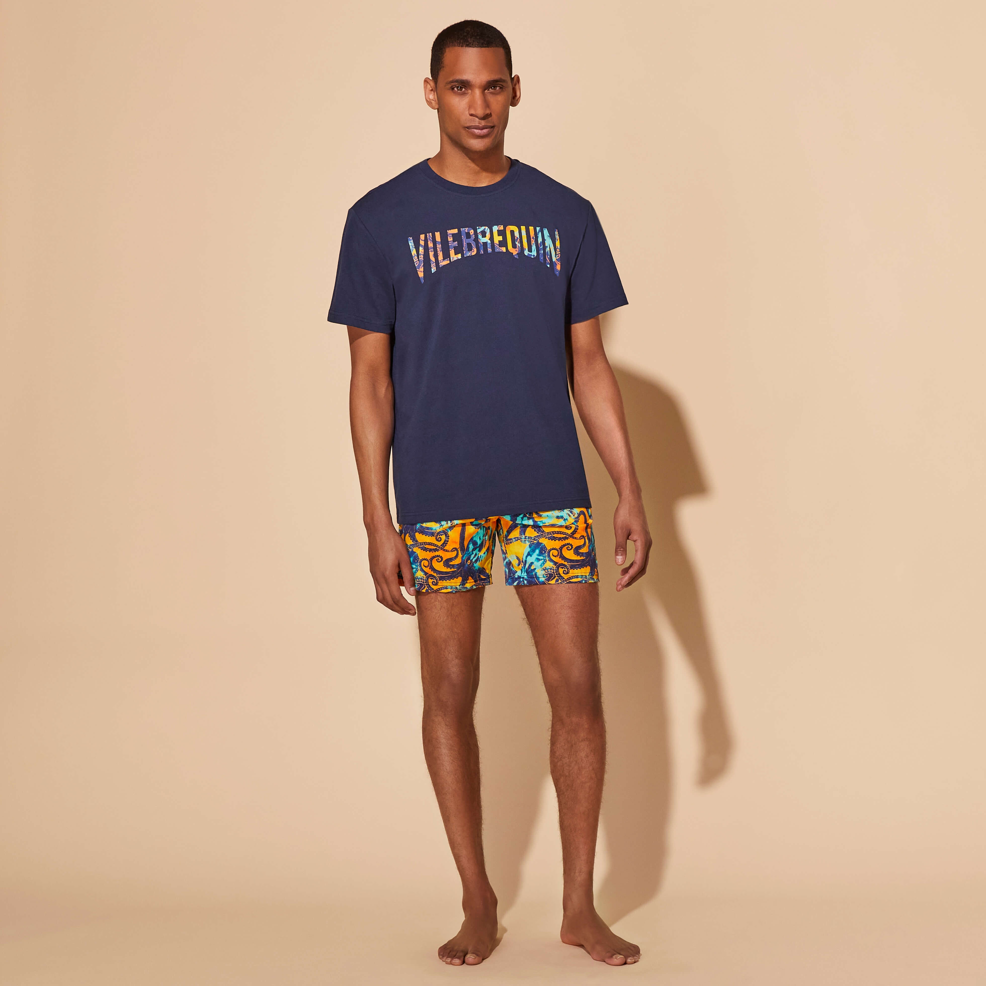 Men Organic Cotton T-shirt Poulpes Tie & Dye - 5