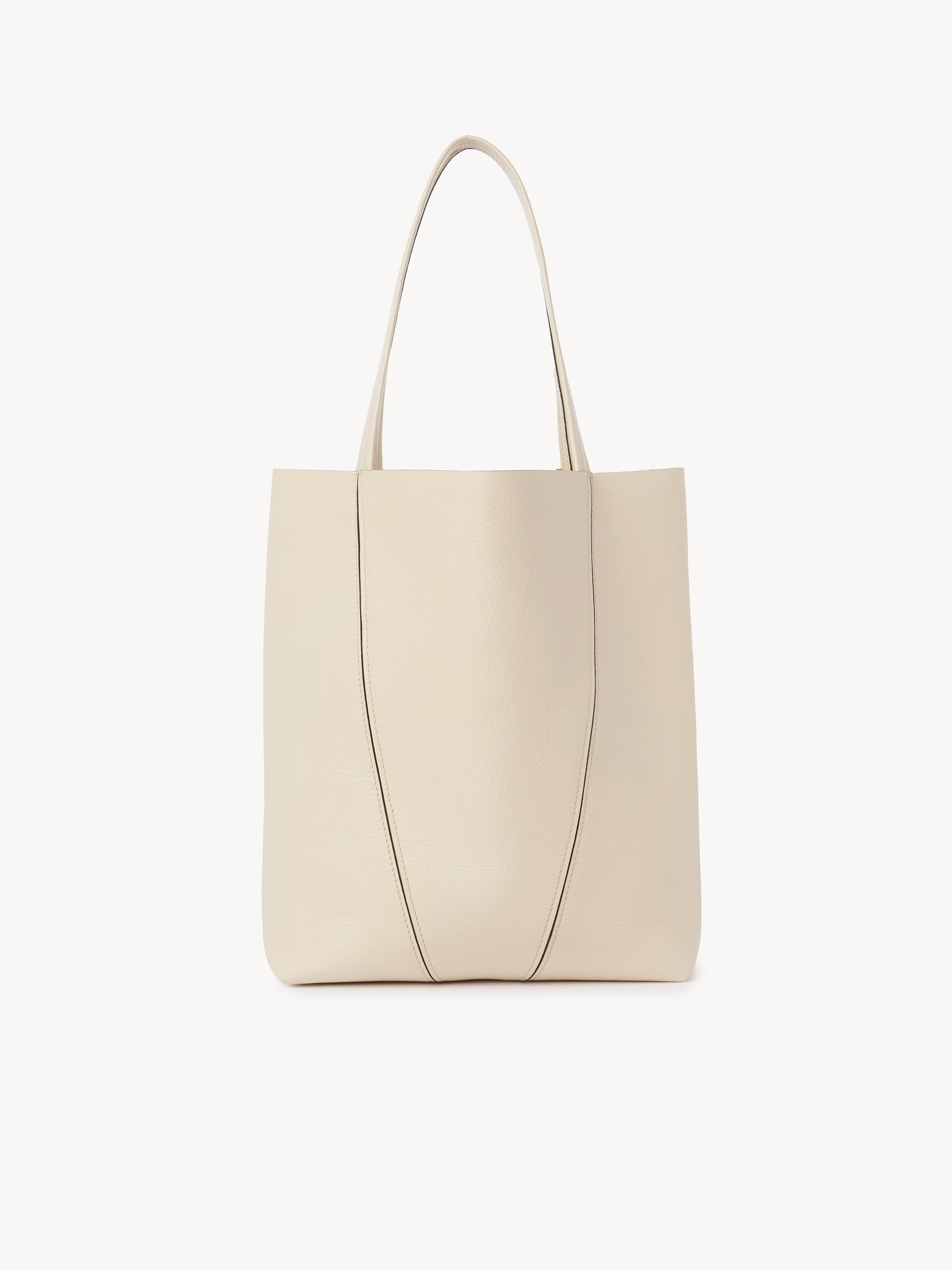 CHLOÉ SPIN TOTE BAG IN GRAINED LEATHER - 4