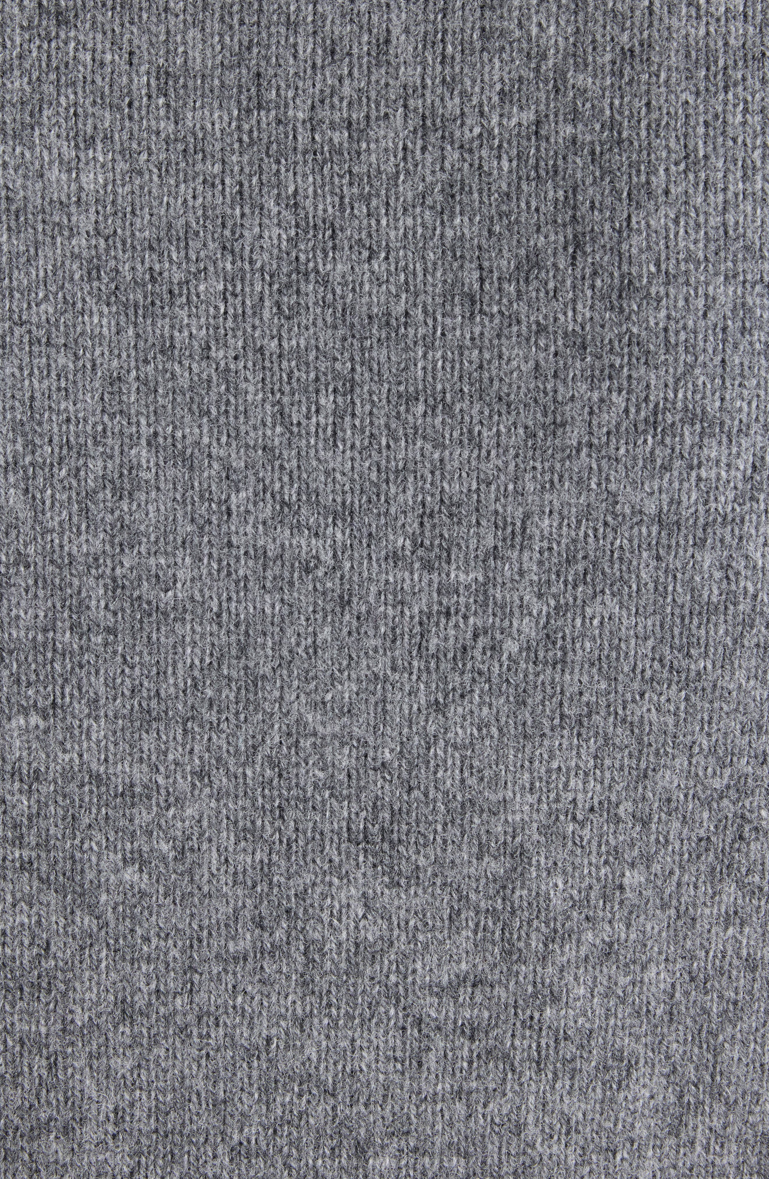 Givenchy Logo Intarsia Wool & Cashmere Sweater in Slate Blend at Nordstrom - 6