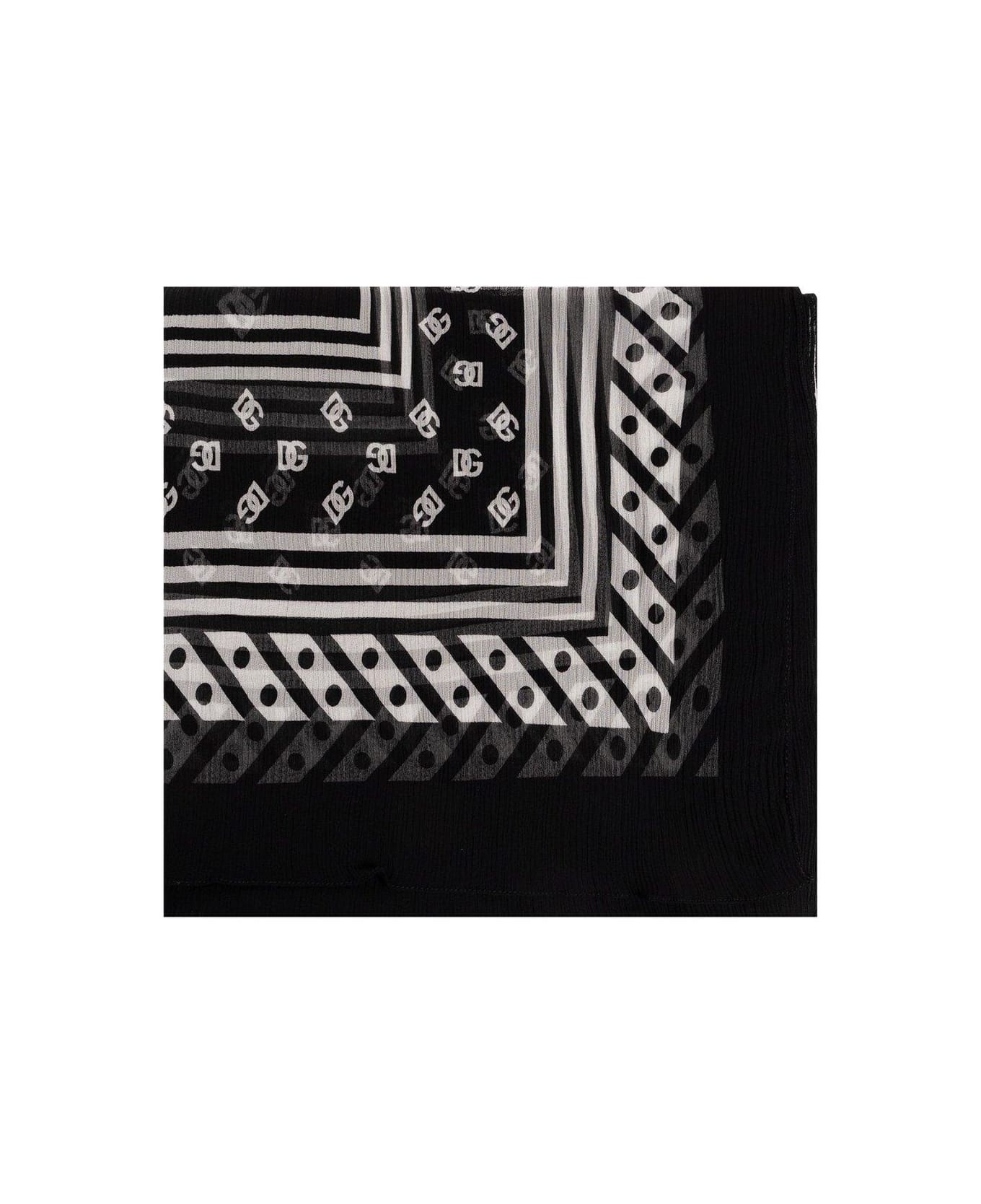 All-over Dg Logo Printed Scarf - 1