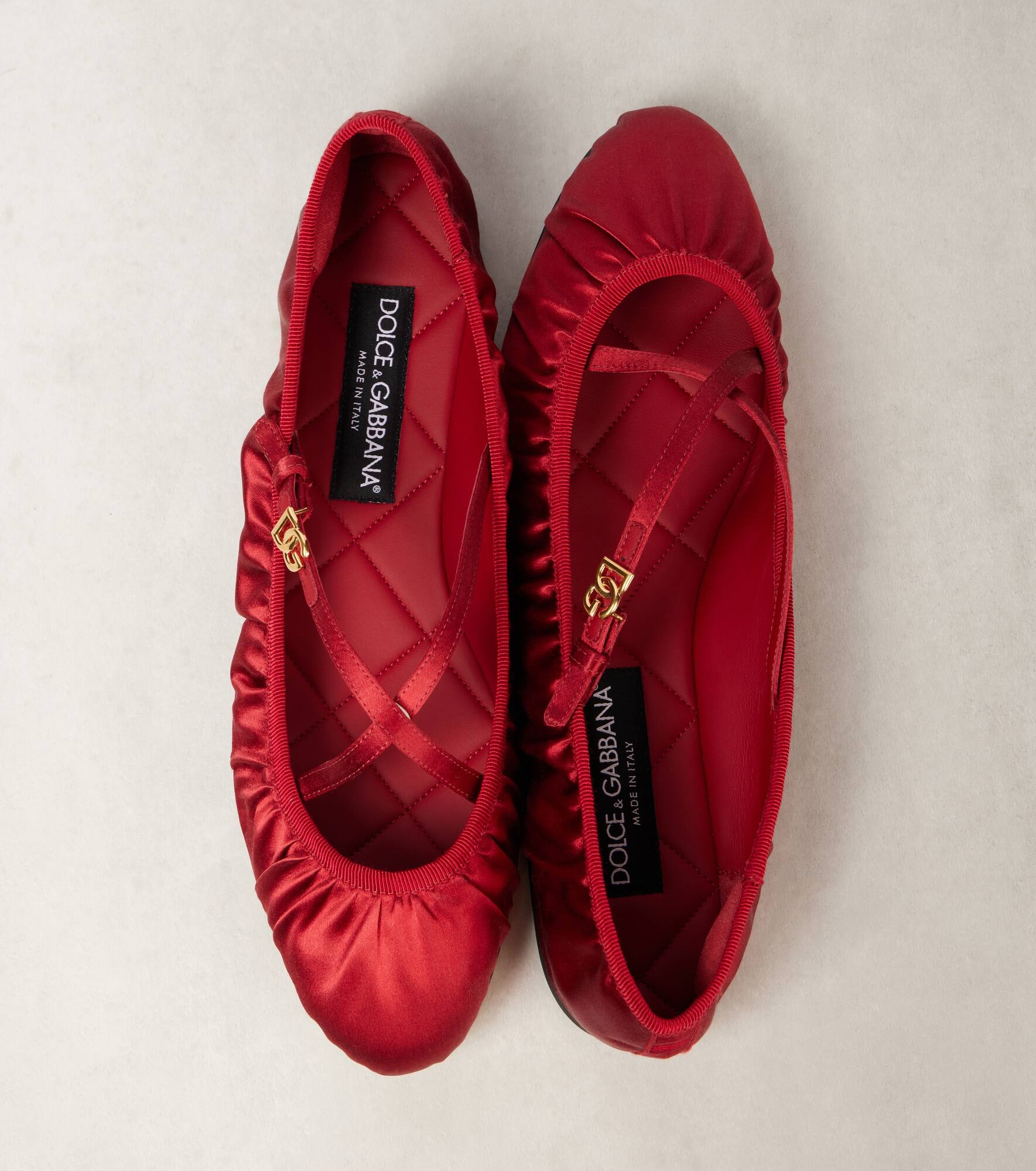 DG satin ballet flats - 5
