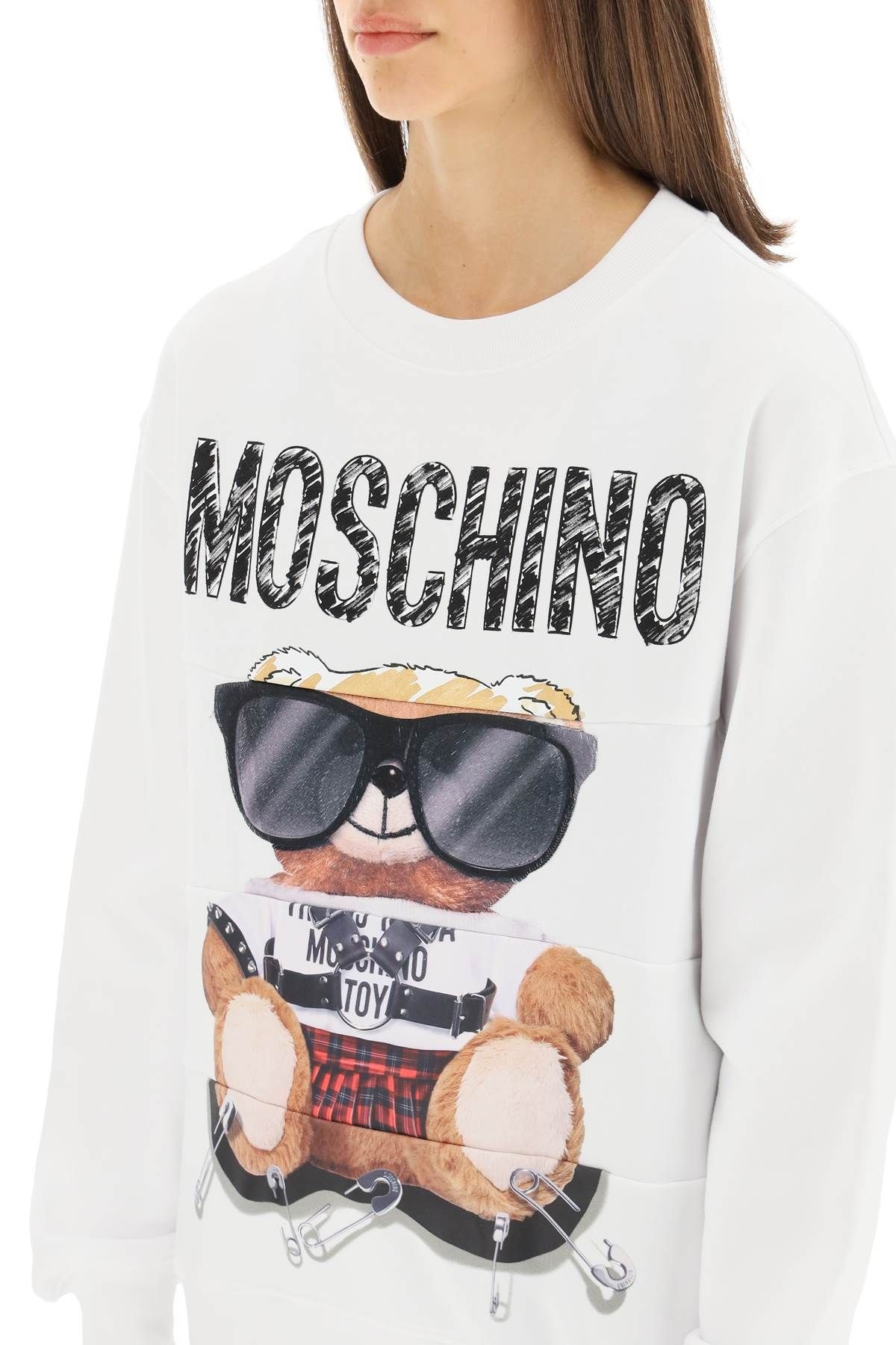 MIXED TEDDY BEAR CREWNECK SWEATSHIRT - 5