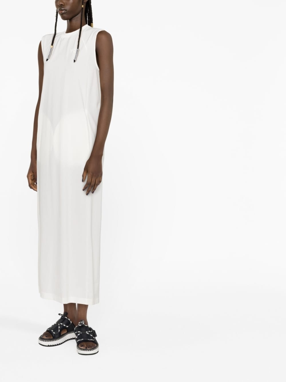 3-stripes sleeveless dress - 4